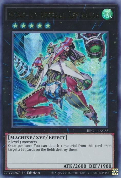 Wind-Up Arsenal Zenmaioh (BROL-EN083) [Ultra Rare] - Yu-Gi-Oh!