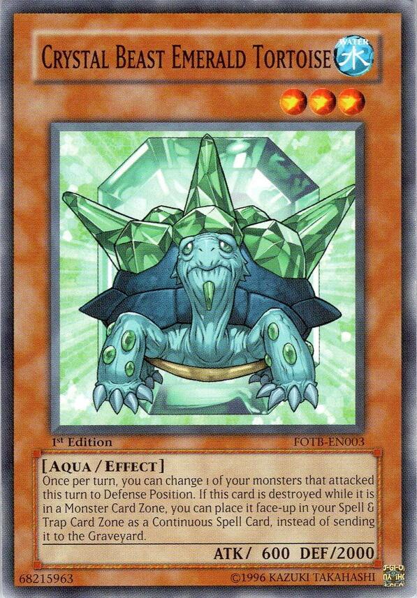 Crystal Beast Emerald Tortoise