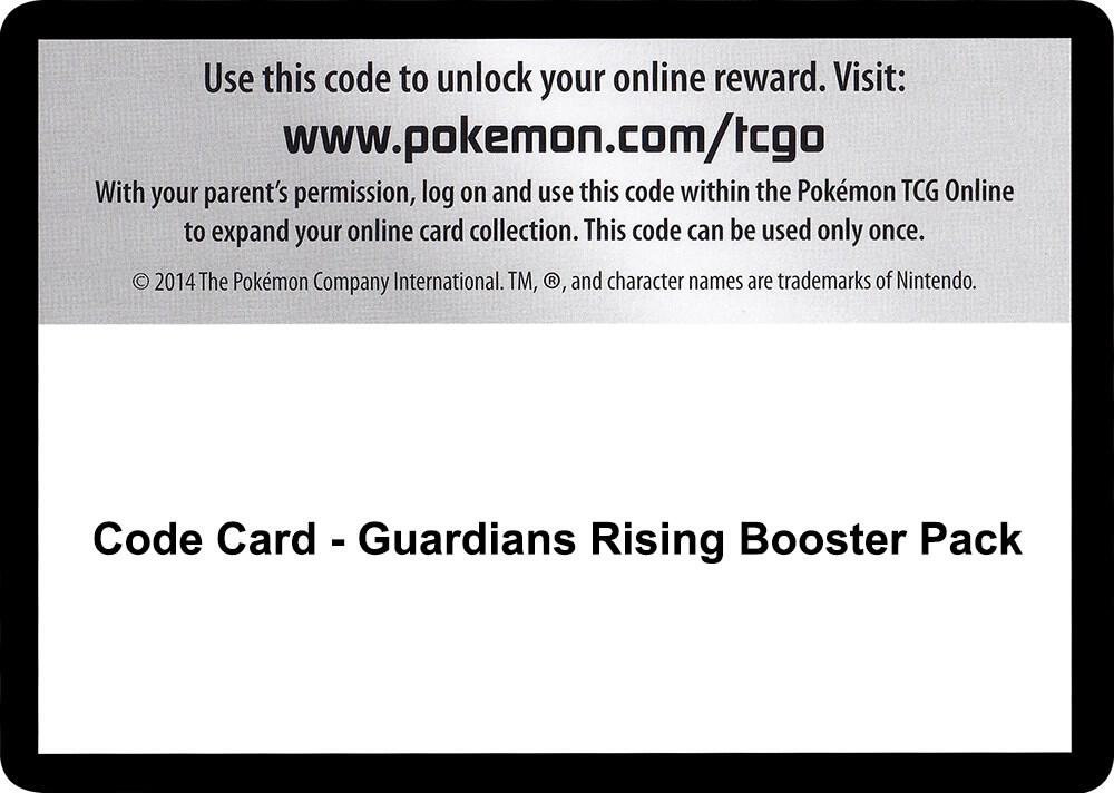 Code Card - Guardians Rising Booster Pack