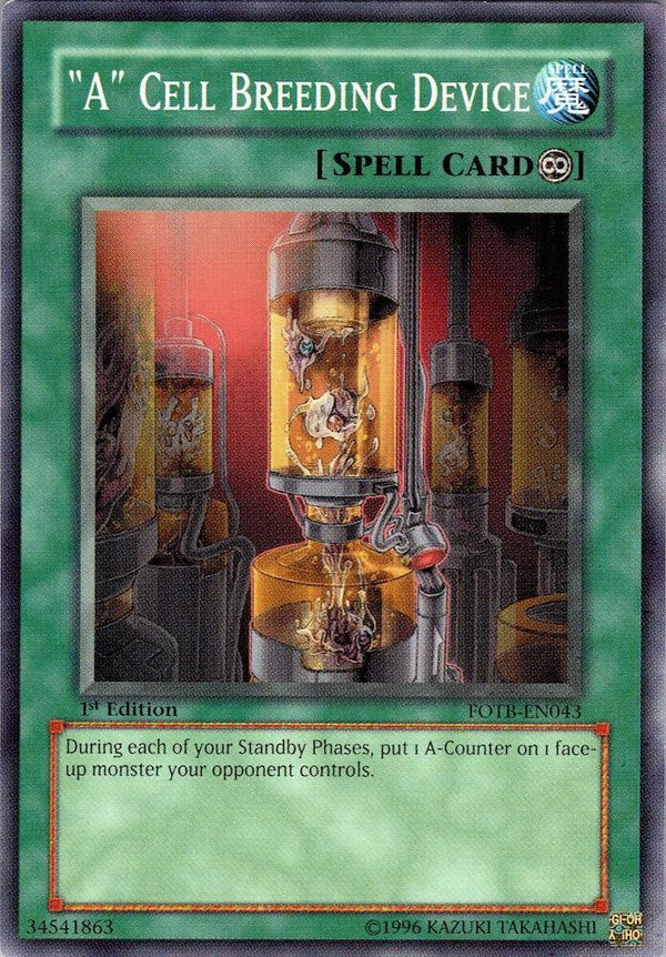 "A" Cell Breeding Device (FOTB-EN043) [Common] - Yu-Gi-Oh!