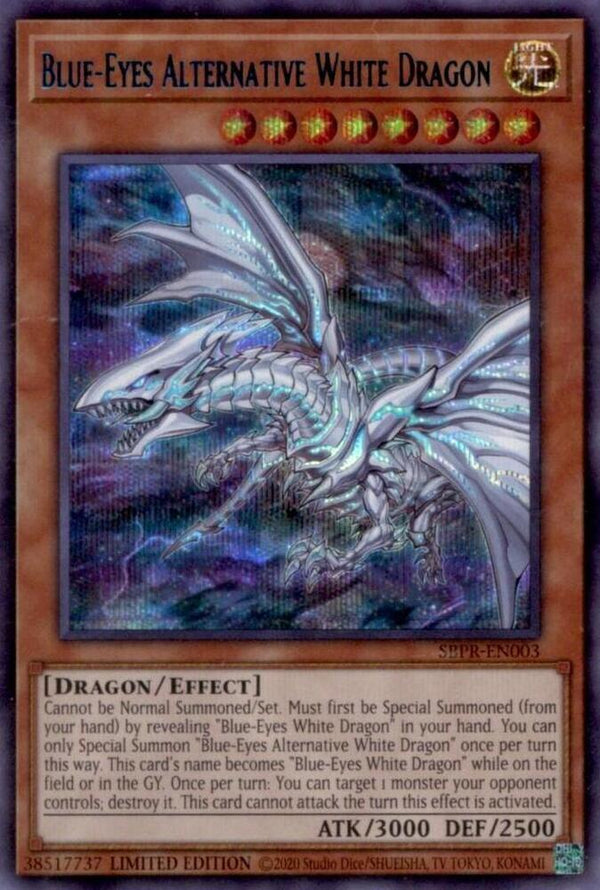 Blue-Eyes Alternative White Dragon (SBPR-EN003) [Secret Rare] - Yu-Gi-Oh!