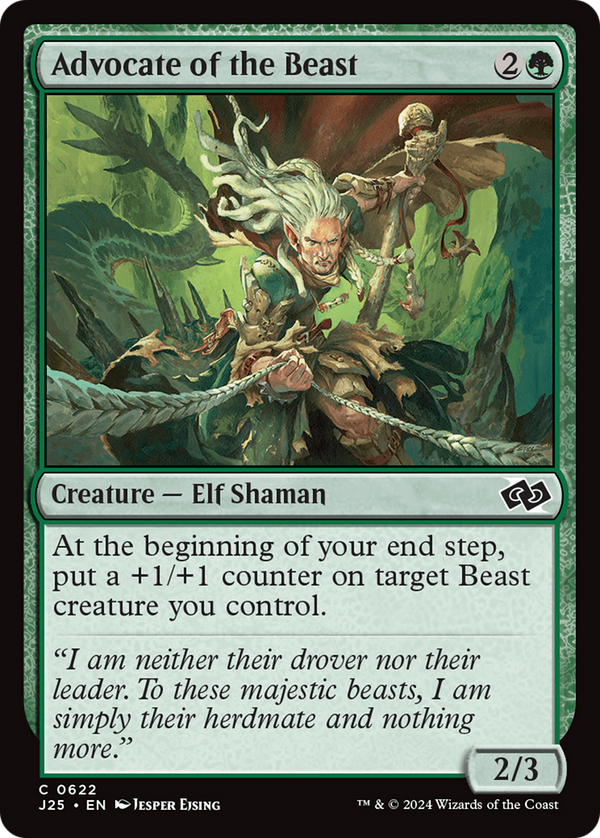 Advocate of the Beast [Foundations Jumpstart] - Magic: The Gathering