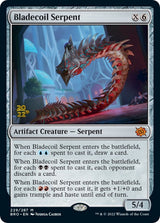 Bladecoil Serpent [The Brothers' War Prerelease Promos] - Magic: The Gathering