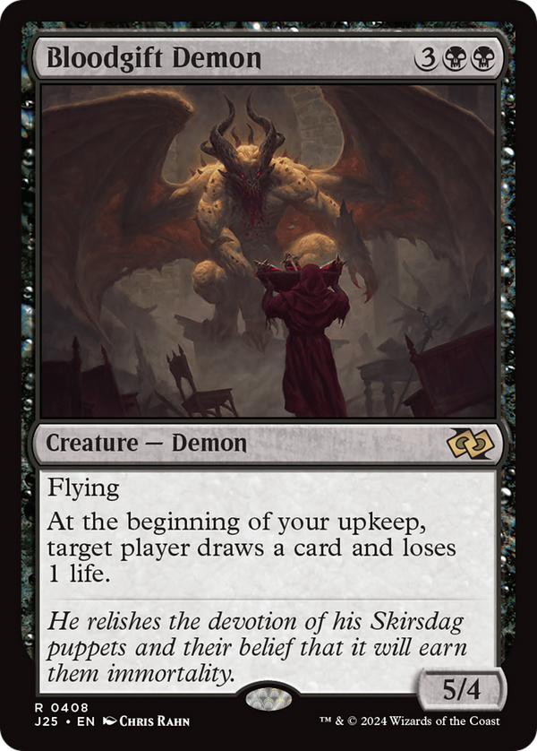 Bloodgift Demon [Foundations Jumpstart] - Magic: The Gathering