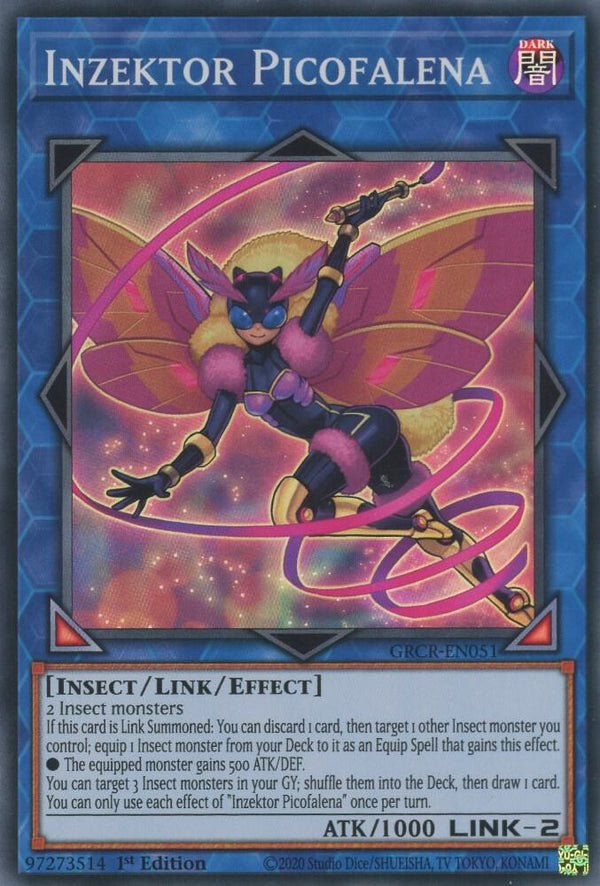 Inzektor Picofalena (GRCR-EN051) [Super Rare] - Yu-Gi-Oh!
