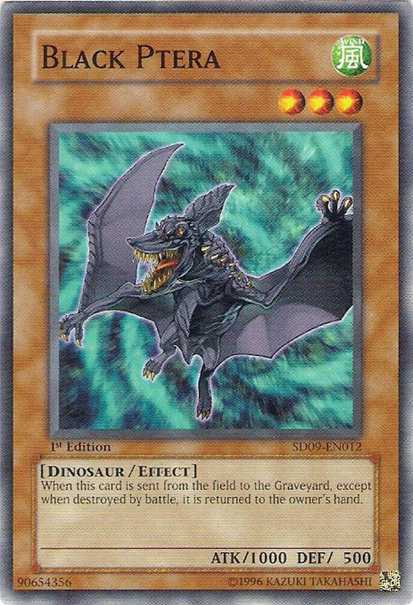 Black Ptera (SD09-EN012) [Common] - Yu-Gi-Oh!