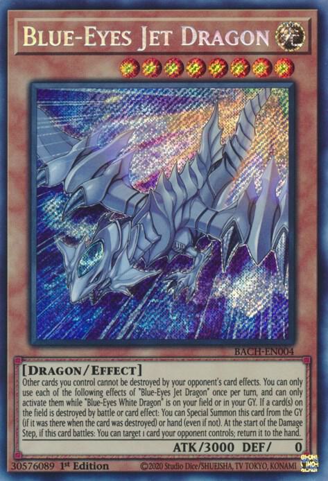 Blue-Eyes Jet Dragon (BACH-EN004) [Secret Rare] - Yu-Gi-Oh!