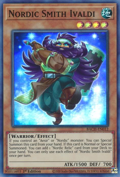 Nordic Smith Ivaldi (BACH-EN012) [Super Rare] - Yu-Gi-Oh!