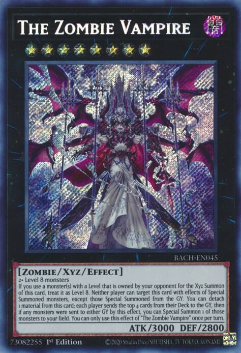The Zombie Vampire (BACH-EN045) [Secret Rare] - Yu-Gi-Oh!