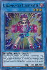 Libromancer Firestarter (BACH-EN088) [Super Rare] - Yu-Gi-Oh!