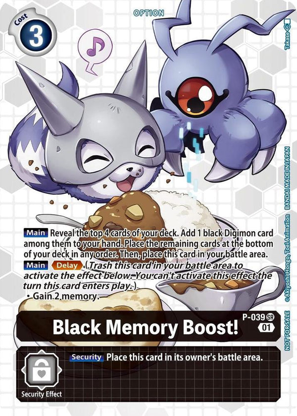 Black Memory Boost! - P-039 (Next Adventure Box Promotion Pack) - Digimon Card Game