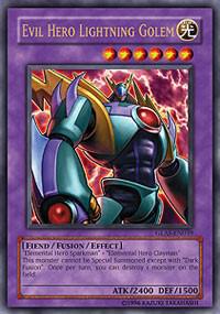 Evil Hero Lightning Golem (GLAS-EN039) [Ultra Rare] - Yu-Gi-Oh!