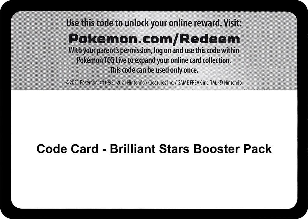 Code Card - Brilliant Stars Booster Pack