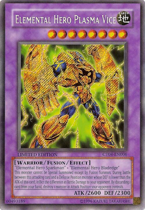 Elemental HERO Plasma Vice (CT04-EN006) [Secret Rare] - Yu-Gi-Oh!