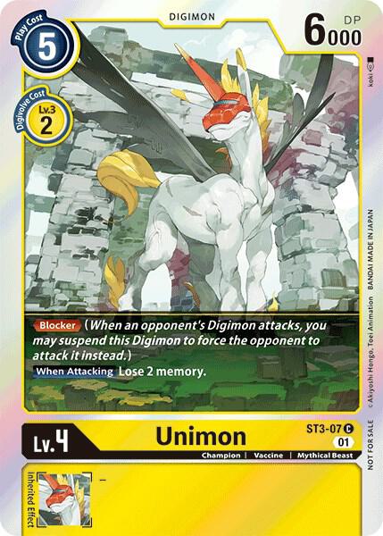 Unimon - ST3-07 (Official Tournament Pack Vol.4)