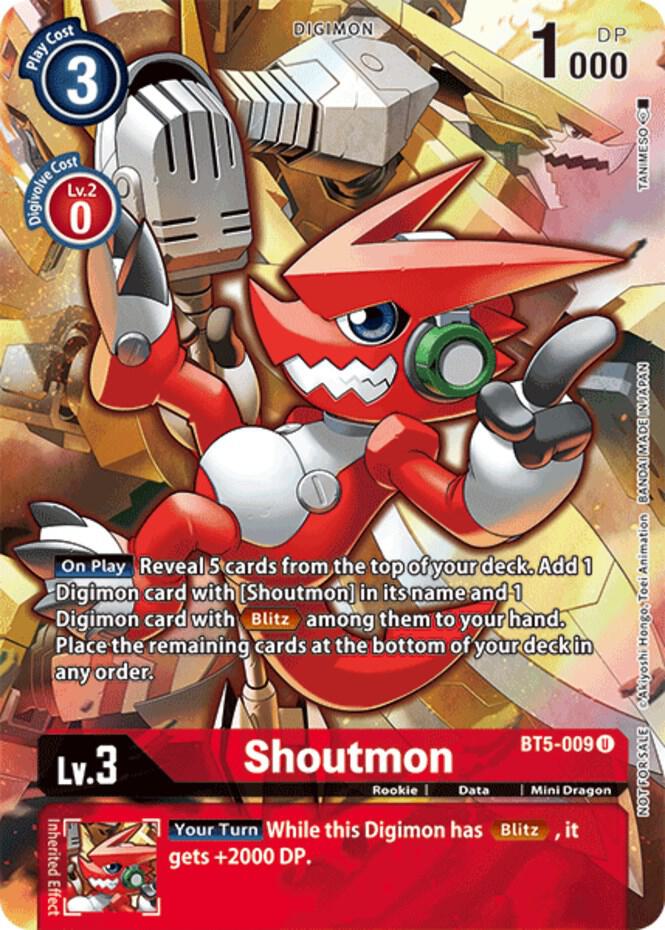 Shoutmon (Tamer's Evolution Box 2)