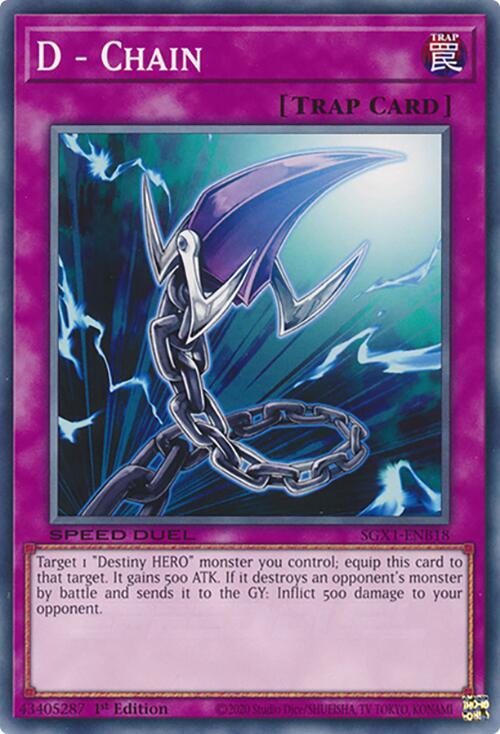 D - Chain (SGX1-ENB18) [Common] - Yu-Gi-Oh!