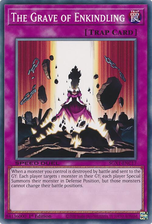 The Grave of Enkindling (SGX1-ENC17) [Common] - Yu-Gi-Oh!