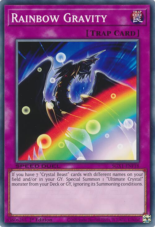 Rainbow Gravity (SGX1-ENF18) [Common] - Yu-Gi-Oh!