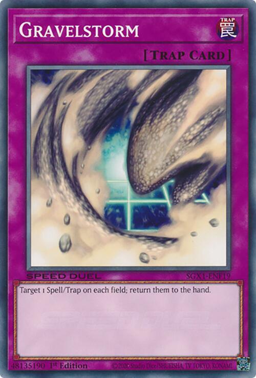 Gravelstorm (SGX1-ENF19) [Common] - Yu-Gi-Oh!