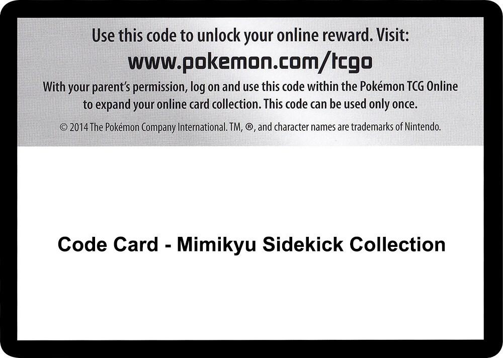 Code Card - Mimikyu Sidekick Collection
