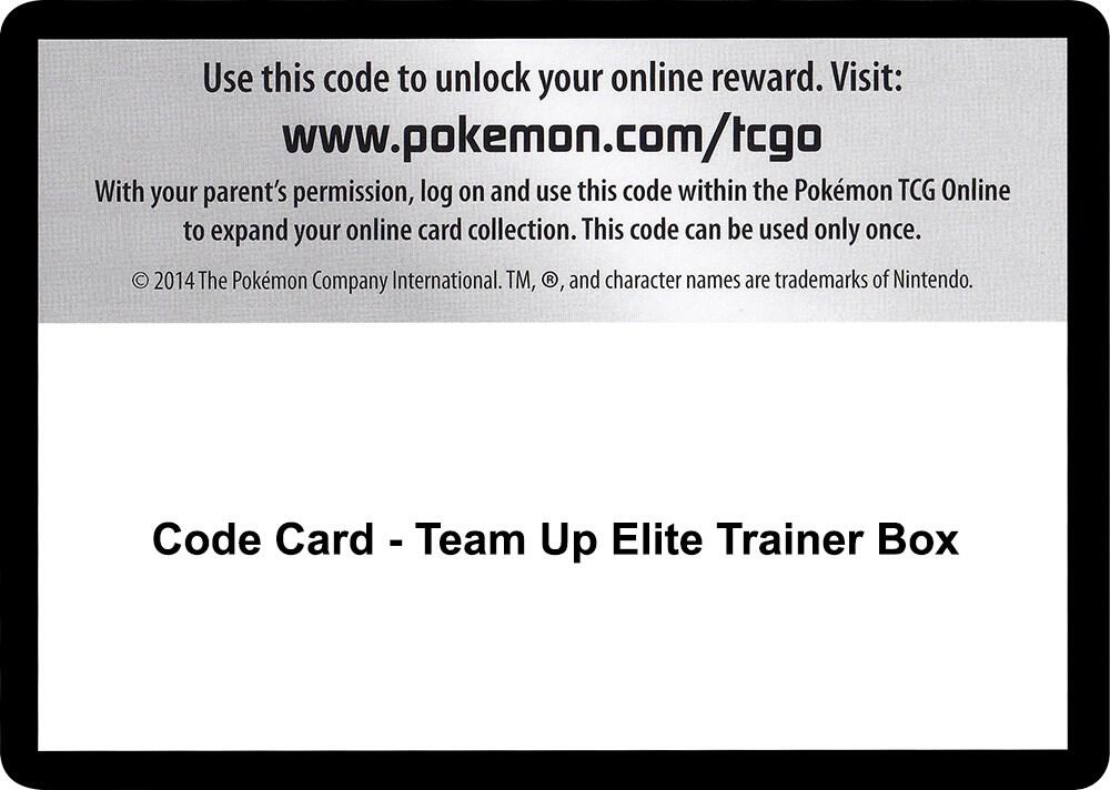 Code Card - Team Up Elite Trainer Box