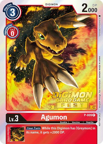 Agumon - P-009 (Digimon Card Game Fest 2022)