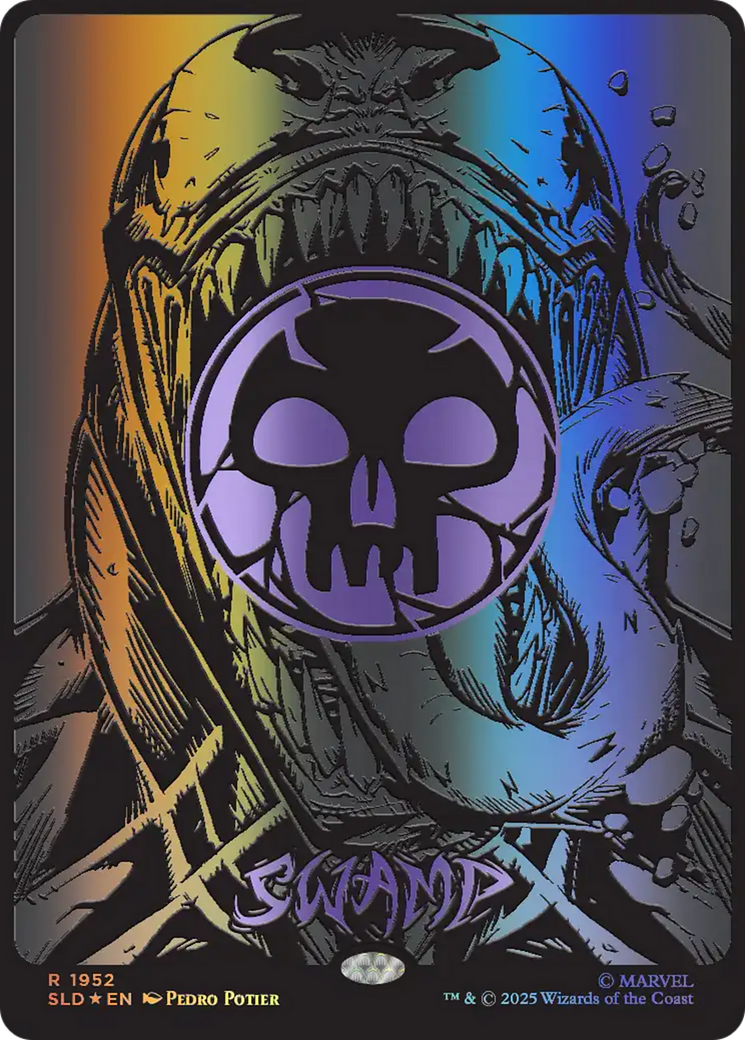 Swamp (1952) (Raised Foil) [Secret Lair Drop Series]