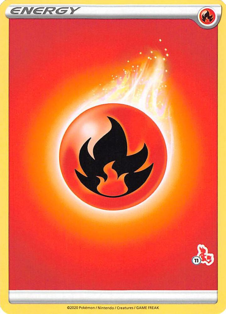 Fire Energy (#11 Cinderace Stamped)