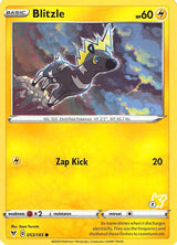 Blitzle - 053/185 (#2 Pikachu Stamped) - Pokémon