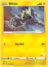 Blitzle - 053/185 (#30 Pikachu Stamped) - Pokémon