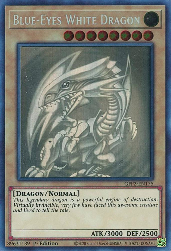Blue-Eyes White Dragon (Ghost Rare) (GFP2-EN175) - Yu-Gi-Oh!