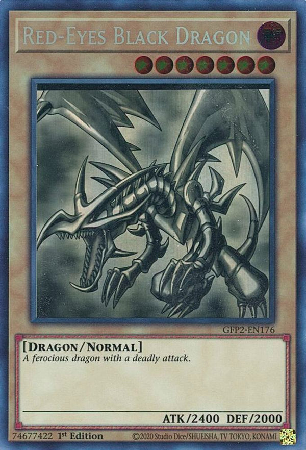 Red-Eyes Black Dragon (Ghost Rare) (GFP2-EN176) - Yu-Gi-Oh!