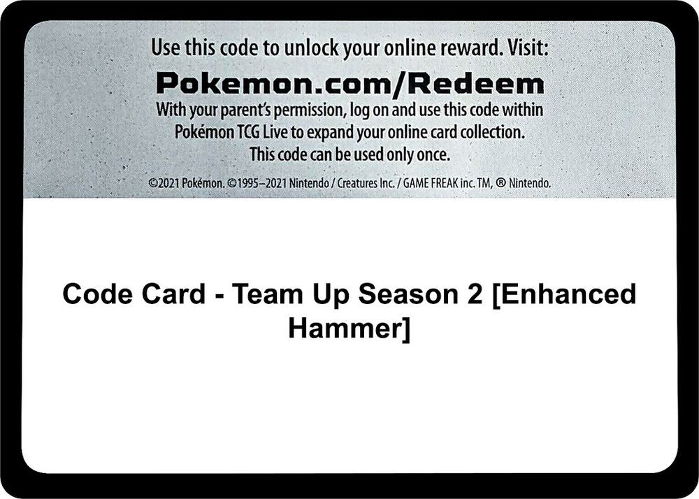 Code Card - Team Up Season 2 [Enhanced Hammer]