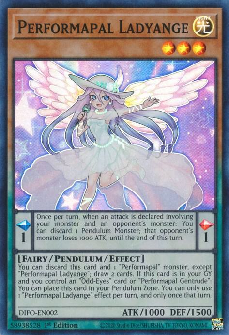 Performapal Ladyange (DIFO-EN002) [Super Rare] - Yu-Gi-Oh!