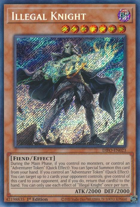 Illegal Knight (DIFO-EN023) [Secret Rare] - Yu-Gi-Oh!