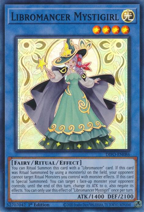 Libromancer Mystigirl (DIFO-EN086) [Super Rare] - Yu-Gi-Oh!