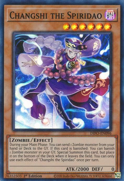 Changshi the Spiridao (DIFO-EN096) [Super Rare] - Yu-Gi-Oh!