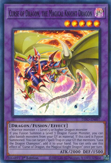 Curse of Dragon, the Magical Knight Dragon (DIFO-EN097) [Super Rare] - Yu-Gi-Oh!