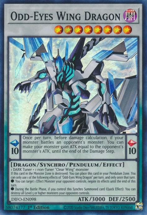 Odd-Eyes Wing Dragon (DIFO-EN098) [Super Rare] - Yu-Gi-Oh!