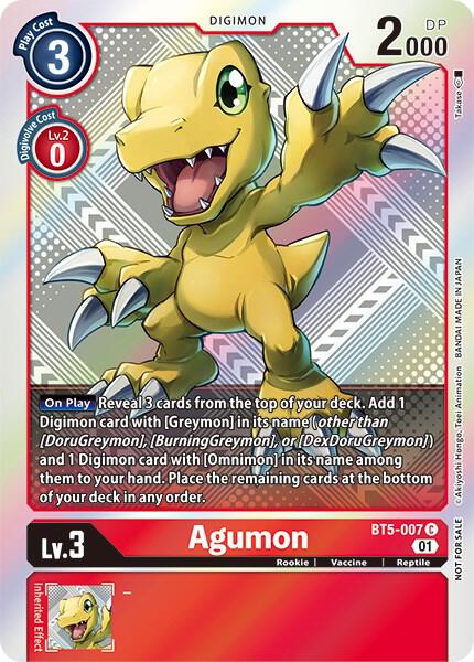 Agumon (New Awakening Pre-Release Tournament Winner Card)