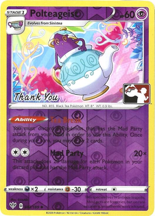 Polteageist - 83/189 (Pokemon League) [Thank You]