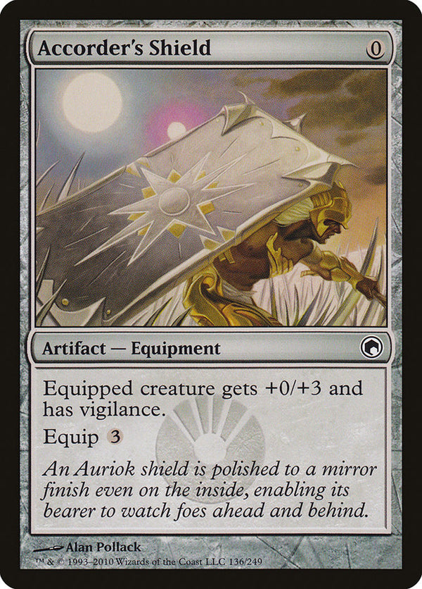 Accorder's Shield [Scars of Mirrodin] - Magic: The Gathering