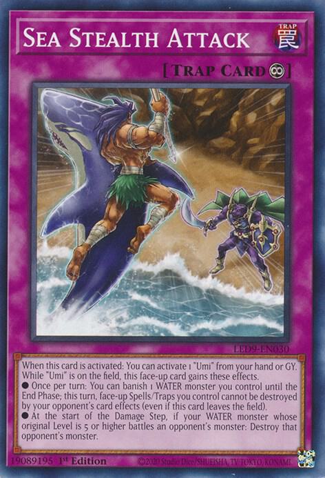 Sea Stealth Attack (LED9-EN030) [Common] - Yu-Gi-Oh!