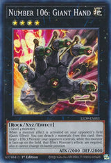 Number 106: Giant Hand (LED9-EN053) [Super Rare] - Yu-Gi-Oh!