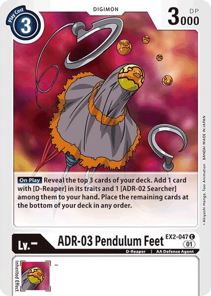 ADR-03 Pendulum Feet - Digimon Card Game