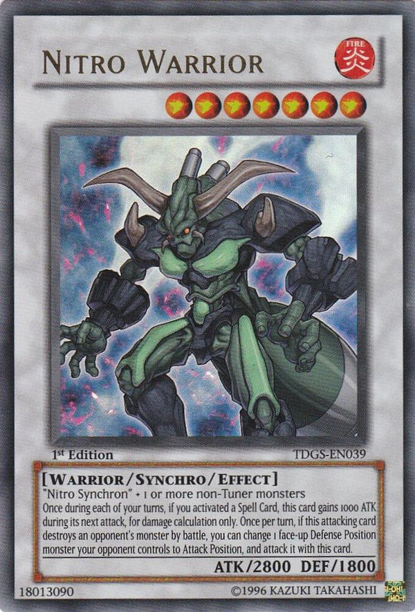Nitro Warrior (TDGS-EN039) [Ultra Rare] - Yu-Gi-Oh!