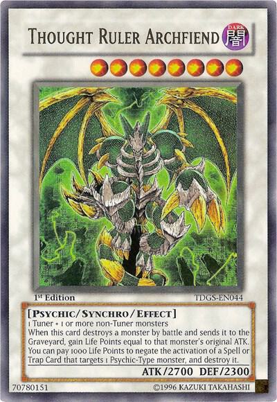 Thought Ruler Archfiend (TDGS-EN044) [Ultra Rare] - Yu-Gi-Oh!