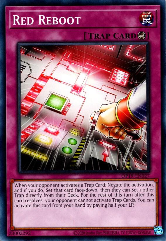 Red Reboot (OP19-EN027) [Common] - Yu-Gi-Oh!