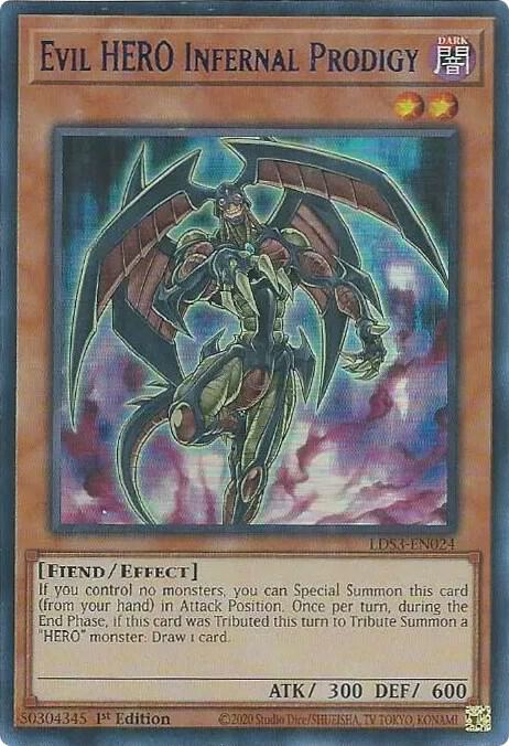 Evil HERO Infernal Prodigy (Blue)